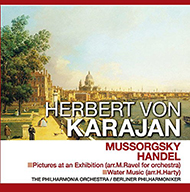 新品 ムソルグスキー / ヘンデル 展覧会の絵 ヘルベルト・フォン・カラヤン 指揮 (CD)PCD-416-KEEP